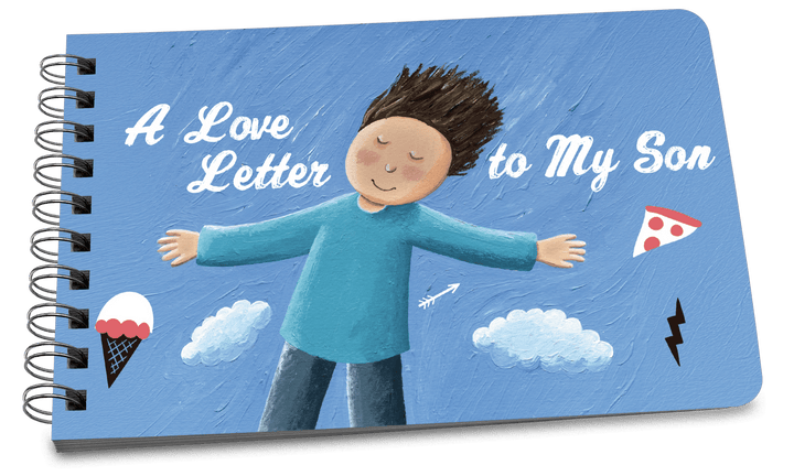 A Love Letter to My Son keepsake book from parent to child