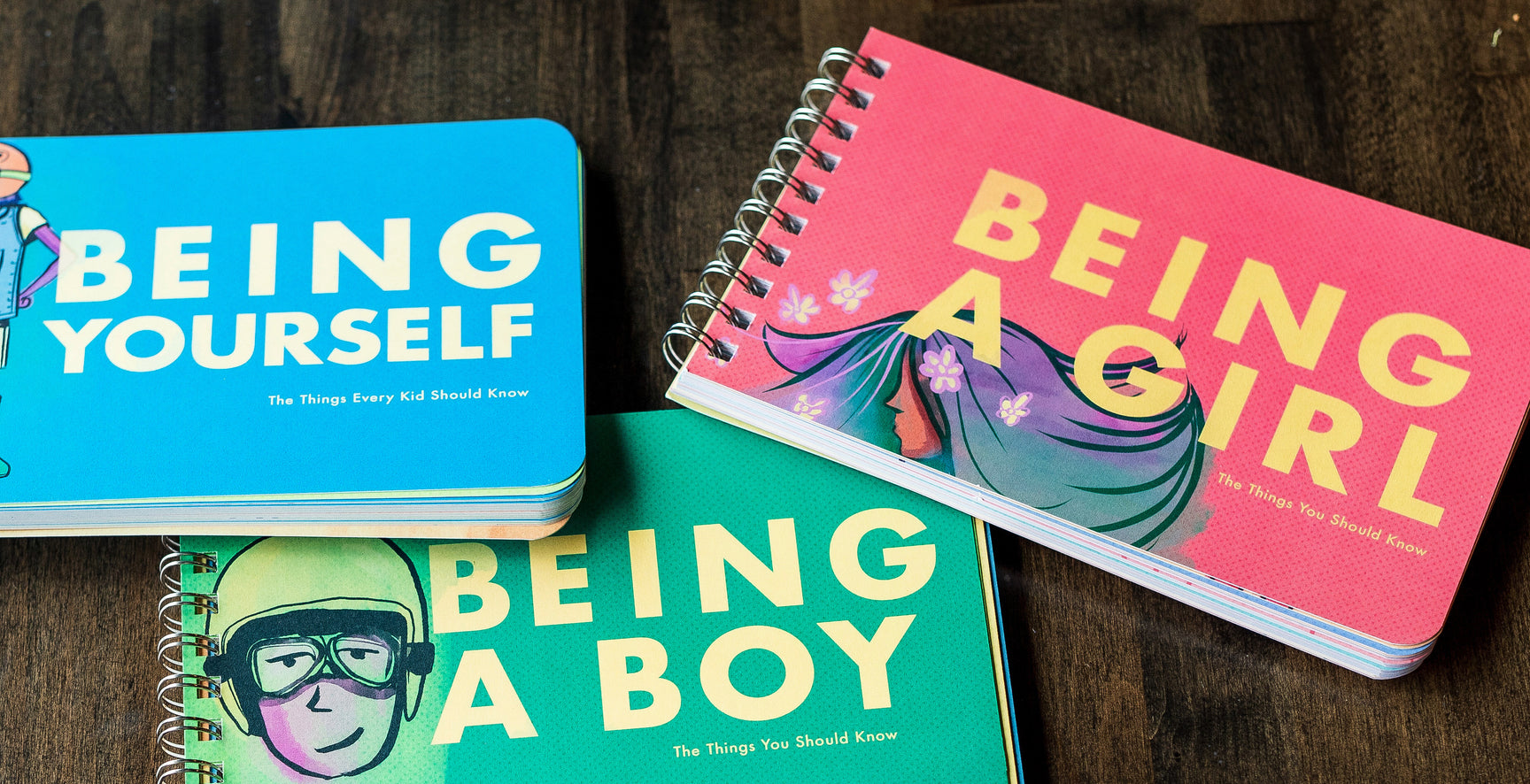 Papersalt gift books, note cards and retro gifts styled together