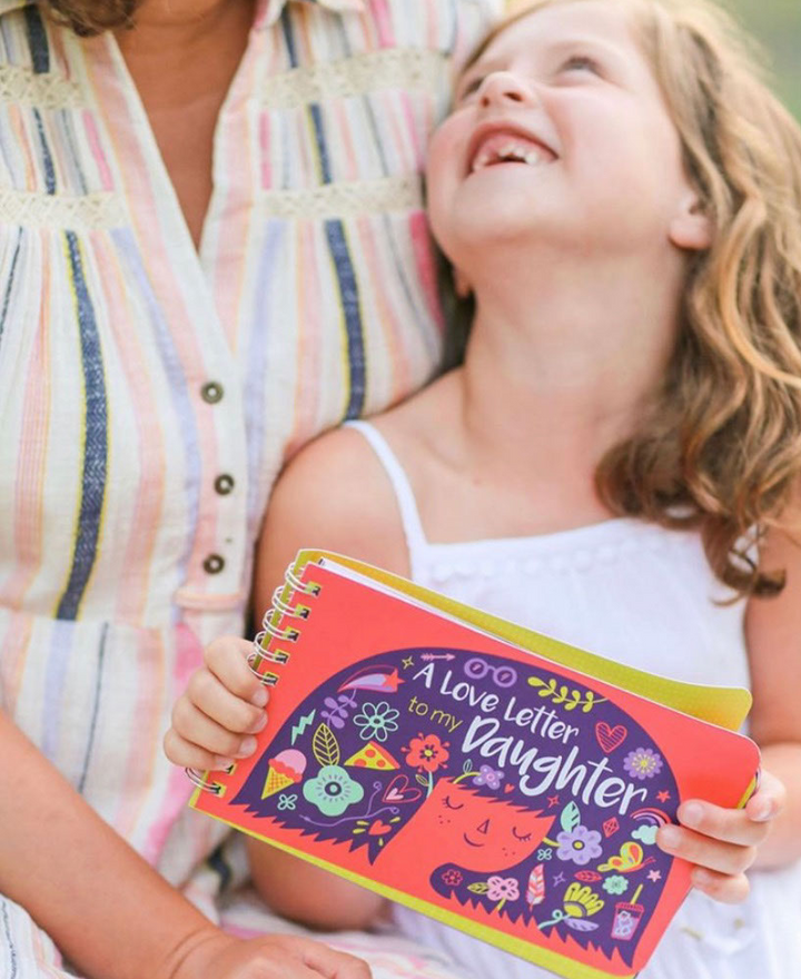 A Love Letter to My Daughter gift book by Papersalt